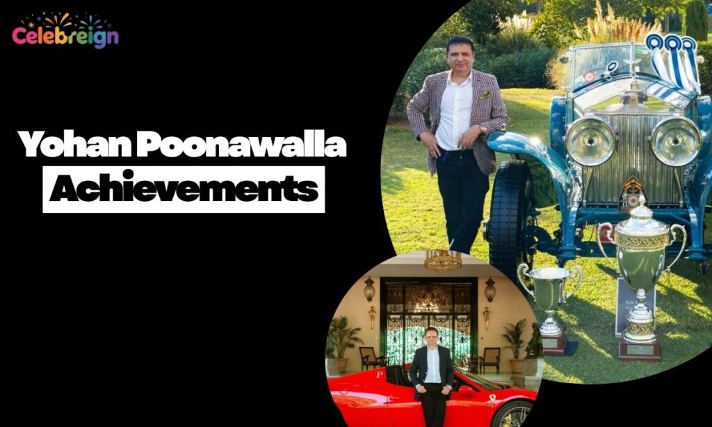 Overview of Yohan Poonawalla's Achievements